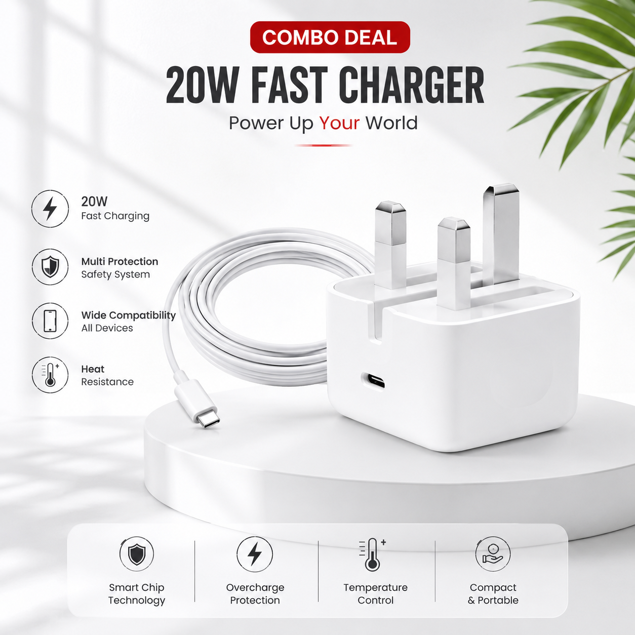 Apple USB-C Power Adapter (20W)